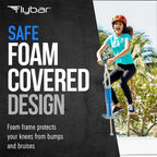 Flybar Master Pogo Stick para niños a partir de 9 años, 80 a 160 libras – Mangos de agarre fácil – Juguete de ejercicio activo para preadolescentes y adolescentes – Juguete al aire libre con pedales