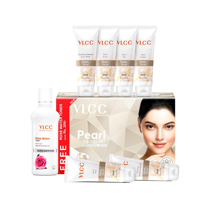 VLCC Kit facial Pearl con 7 productos para el cuidado de la piel, l...