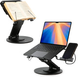 ErgoLith Soporte para computadora portátil 3 en 1 para escritorio,...