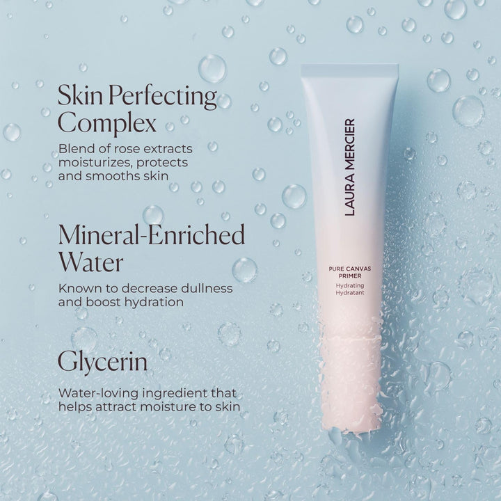 Laura Mercier Base de lona pura, mejora y extiende el desgaste del...