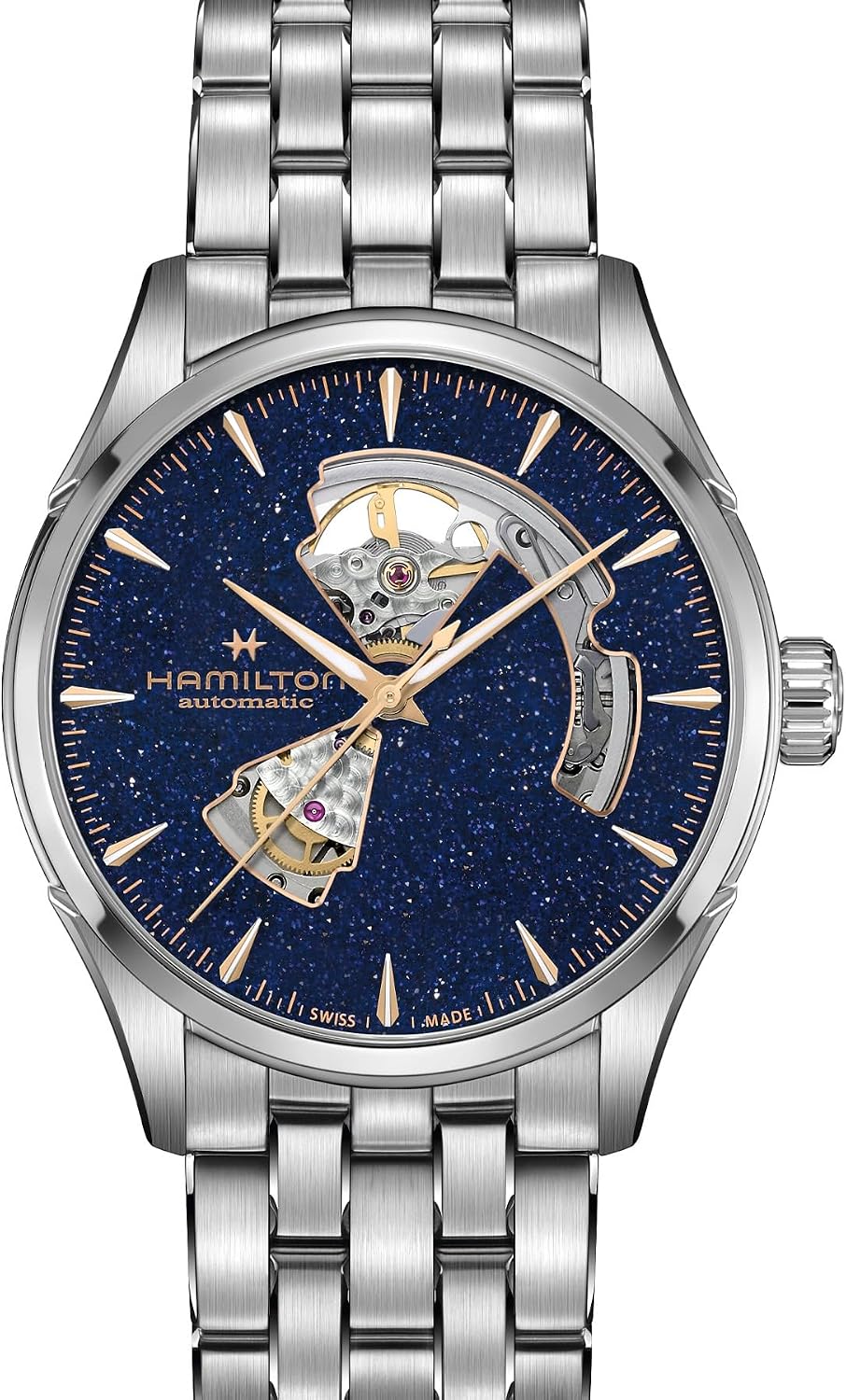Hamilton Jazzmaster Reloj automático para hombre, acero inoxidable de 1.654