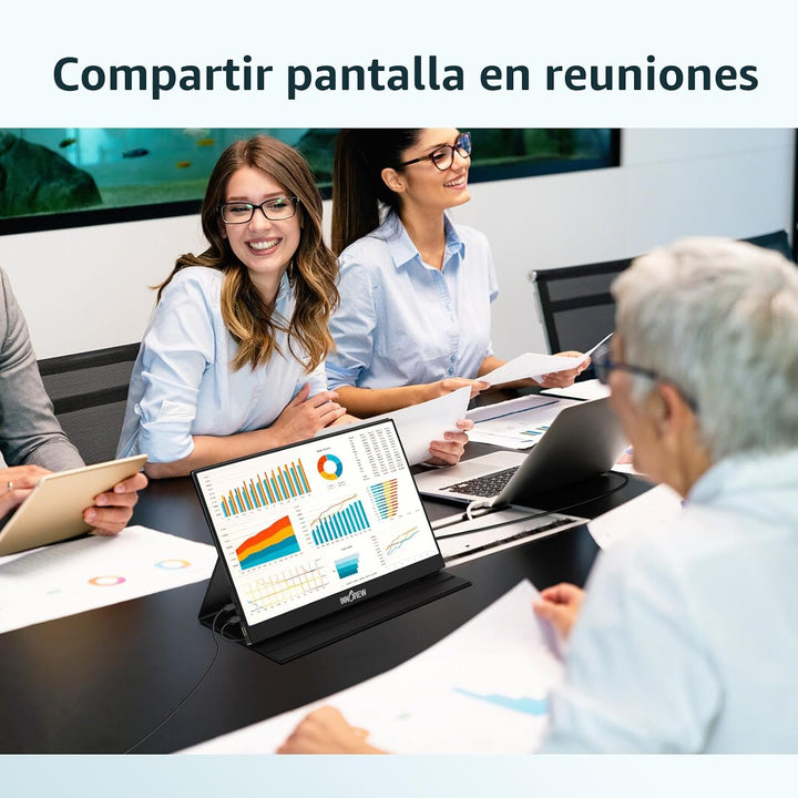 InnoView Monitor portátil, 15.6 pulgadas FHD 1080P HDMI USB C segun...