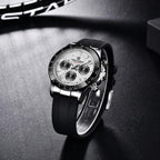 Reloj para hombre Pagani Design de cuarzo, estilo simple, cronógrafo de alta precisión, resistente al agua, bisel cerámico, cadena de acero inoxidable