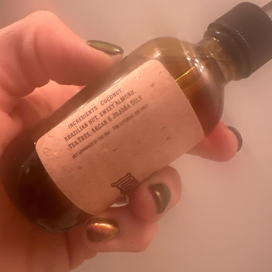 Johnny Slicks Aceite orgánico para barba | Hidrata, suaviza, promue...