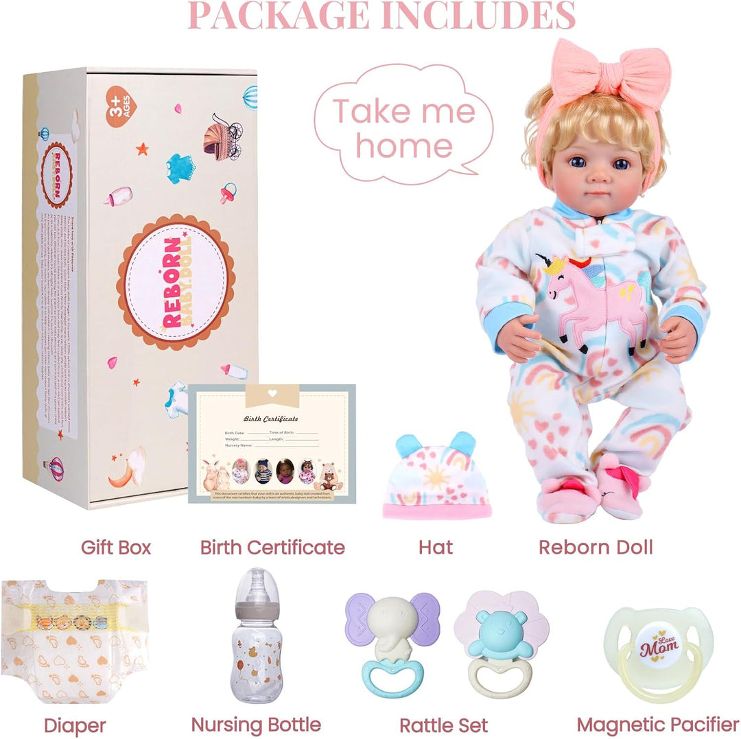 BABESIDE Muñecas de bebé Reborn con ojos giratorios manualmente \u2...