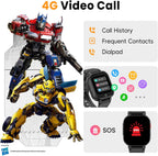 Reloj de teléfono para niños 4G con tarjeta SIM, reloj inteligente para