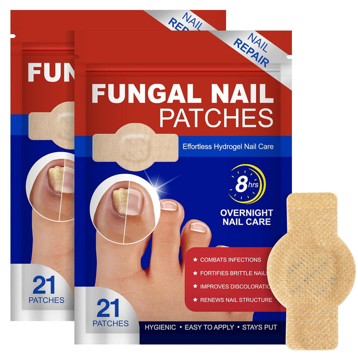 Parches de uñas para reparación de uñas de los pies \u2013 42 pieza...