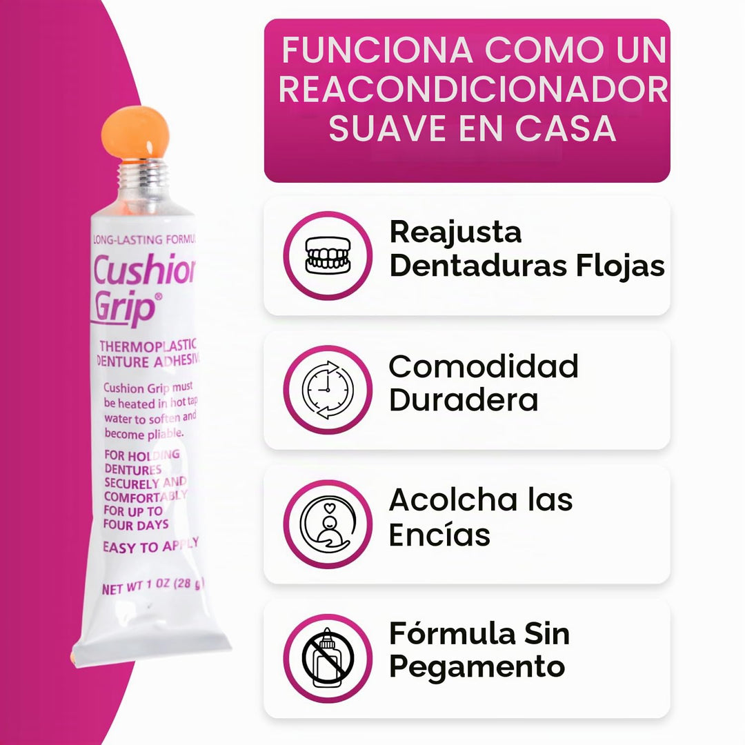 Adhesivo Cushion Grip, 1 onza (paquete de 3) | Funciona como un rev...