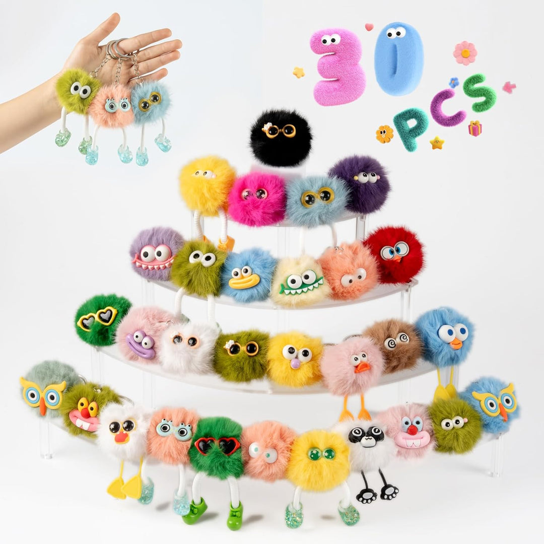 OMyFav 30 llaveros de recuerdo de fiesta, llavero kawaii para cumpl...