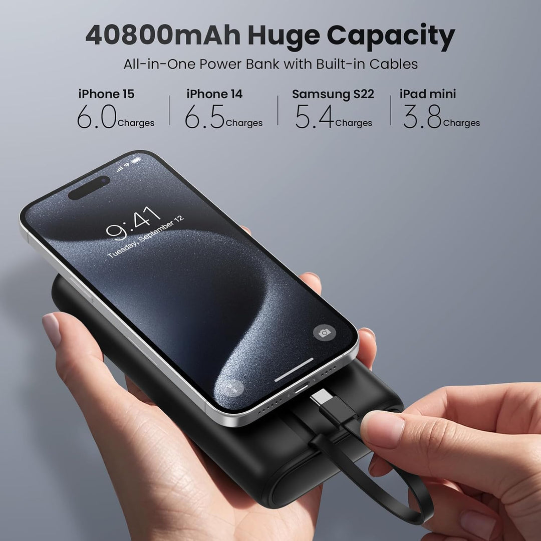 Ekrist Cargador Portátil Mejorado 40800mAh Banco de Energía - Bater...