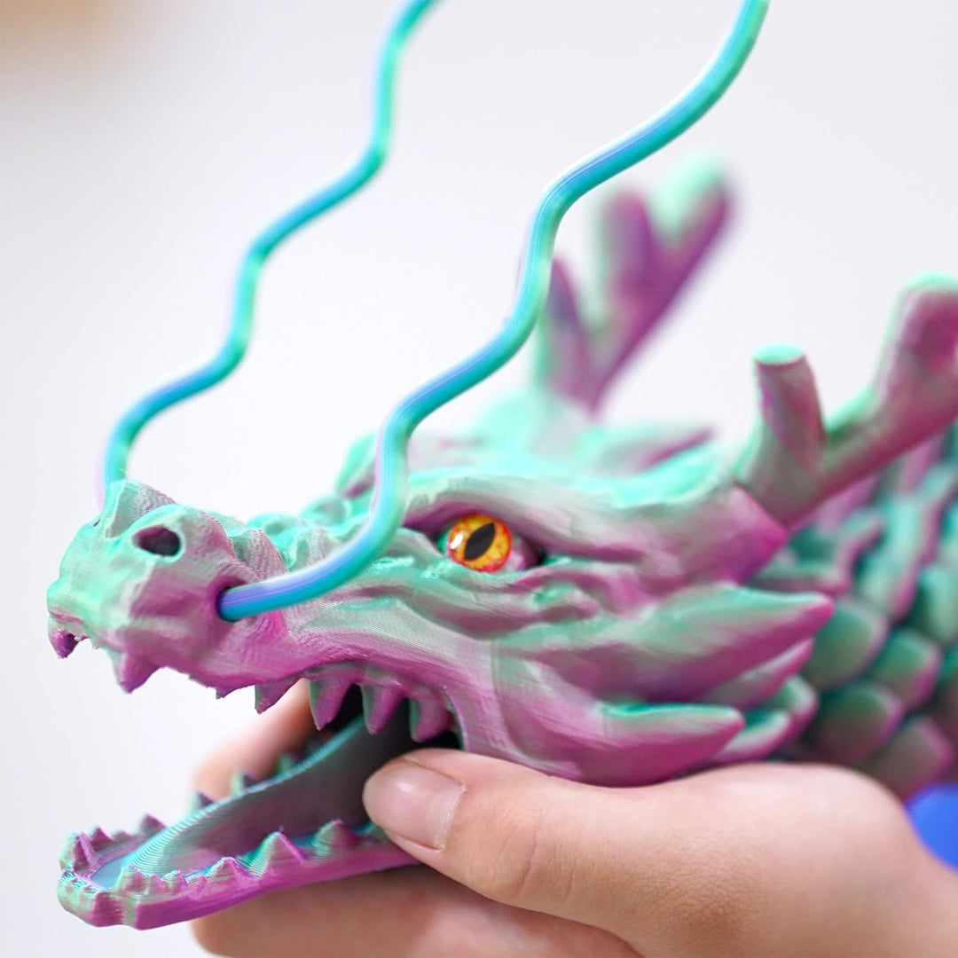 Modelos de dragón impresos en 3D súper grandes de 47.3 pulgadas, fi...