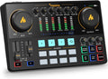 MAONO Mezclador de interfaz de audio AME2, consola de estudio de podcast