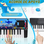 37 Teclas Actualizadas Teclado De Piano Para Niños Con Soporte De Música De