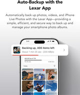 Lexar D70E - Disco duro externo de 512 GB, hasta 2000 MB\/s de lect...