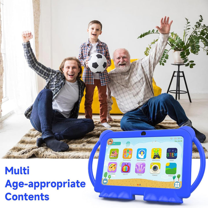 RUIQIAI Tablet para niños 2025, tablet Android 12 para niños de 7 p...