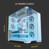 Lian Li O11Vision - Carcasa de computadora de torre media ATX de vi...
