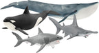 Schleich Wild Life - Juego de 4 animales oceánicos para niños a partir de 3