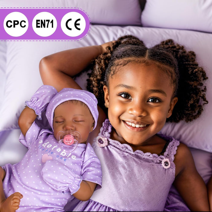 Aori Reborn Baby Dolls Black Girl - Muñecas de bebé realistas de 18...