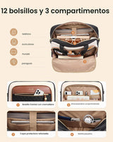 LOVEVOOK Maletín para ordenador portátil para mujer, bolsos de homb...
