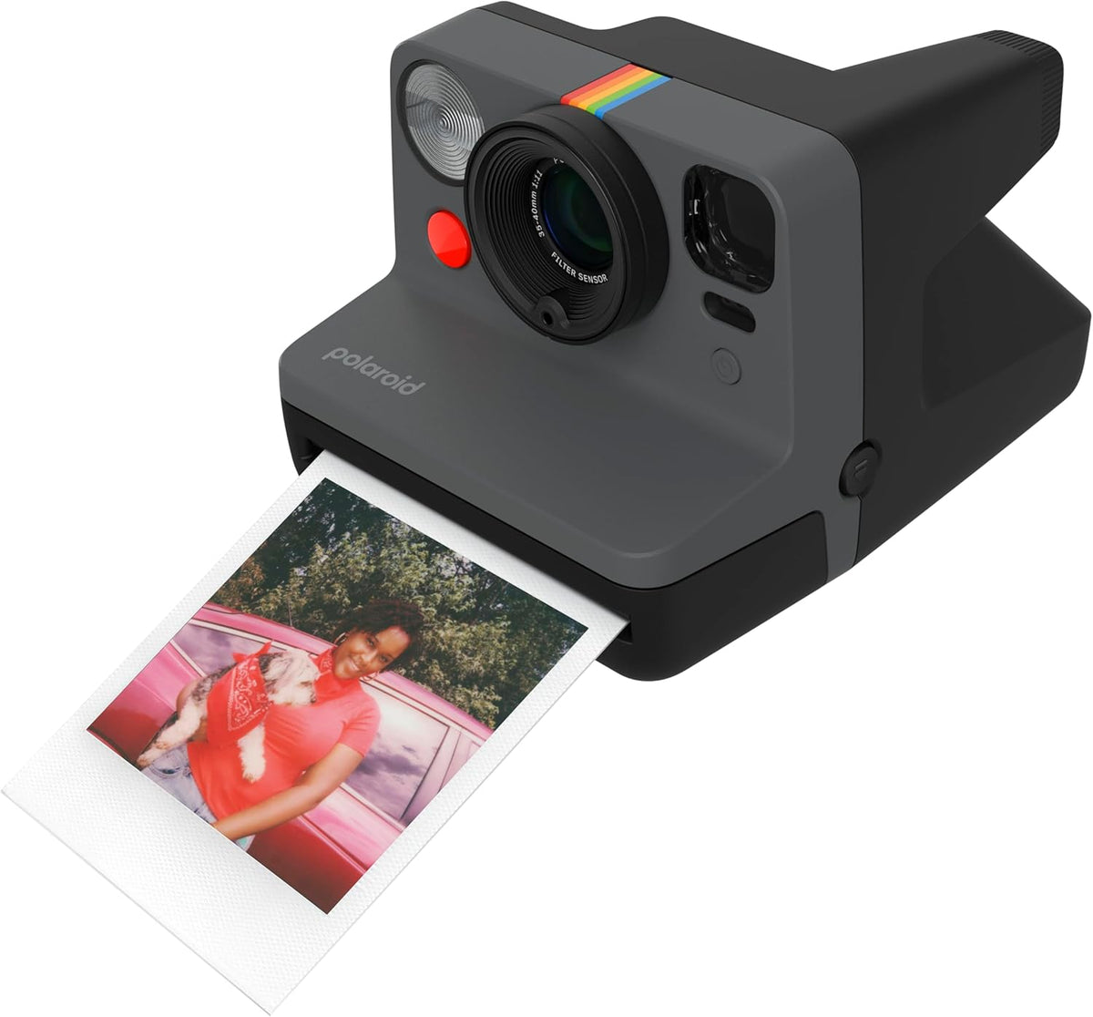 Polaroid Now - Cámara instantánea de tercera generación I-Type, Azul Artic, Cámara + película