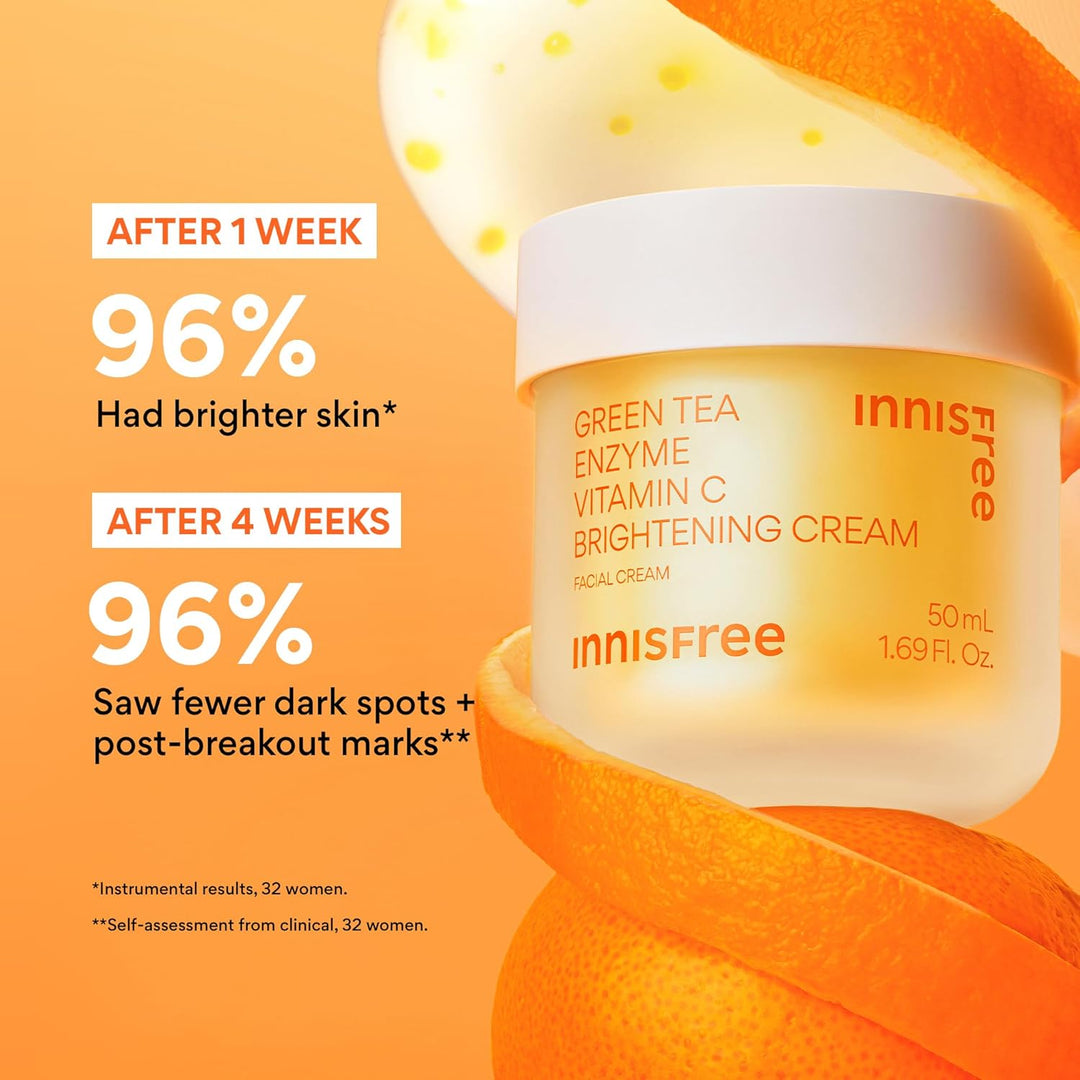 innisfree Vitamina C Rapid Radiance Set, juego coreano de cuidado d...