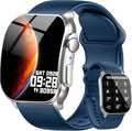 Poounur Relojes inteligentes para mujer, reloj inteligente con llamadas/mensajes/notificaciones, rastreador de actividad física con monitor de frecuencia cardíaca 24/7/sueño, reloj inteligente