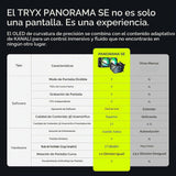 TRYX Panorama SE 240 ARGB 240mm AIO Giratoria Pantalla AMOLED Curva...