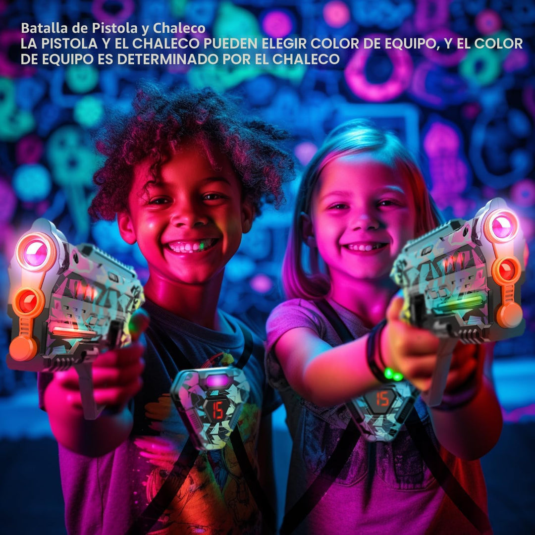 Juego de Laser Tag de 2, Juego de Laser Tag para Niños Juego Interi...
