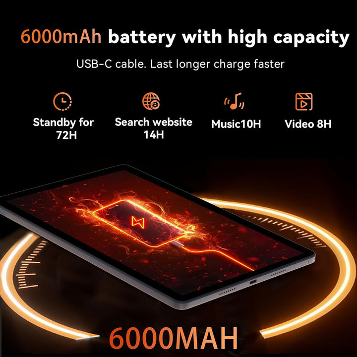 Tablet Tablet Android 16 de 10 pulgadas, 32 GB de RAM 128 GB ROM, e...