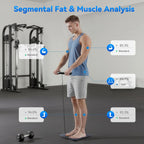Lepulse Báscula inteligente para peso corporal, báscula de composición