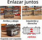 Estuche organizador de almacenamiento de juguetes para autos Hot Wheels, para autos Matchbox, para autos Mini, Estuche de exhibición de juguetes Hot Wheels a escala 1/64, contiene 10/40 autos