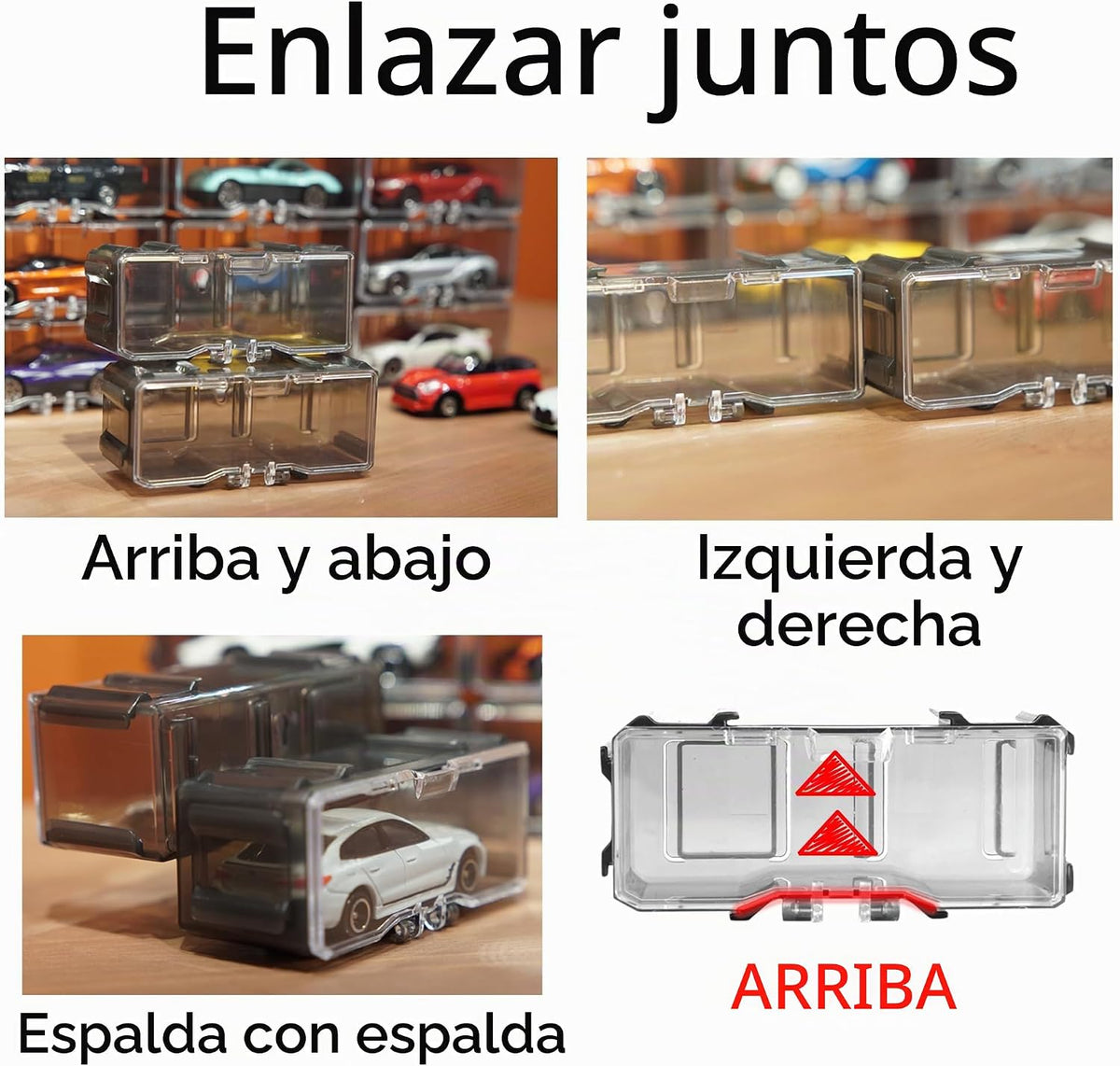 Estuche organizador de almacenamiento de juguetes para autos Hot Wheels, para autos Matchbox, para autos Mini, Estuche de exhibición de juguetes Hot Wheels a escala 1/64, contiene 10/40 autos