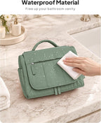 Neceser colgante de viaje para mujer, bolsa de maquillaje grande