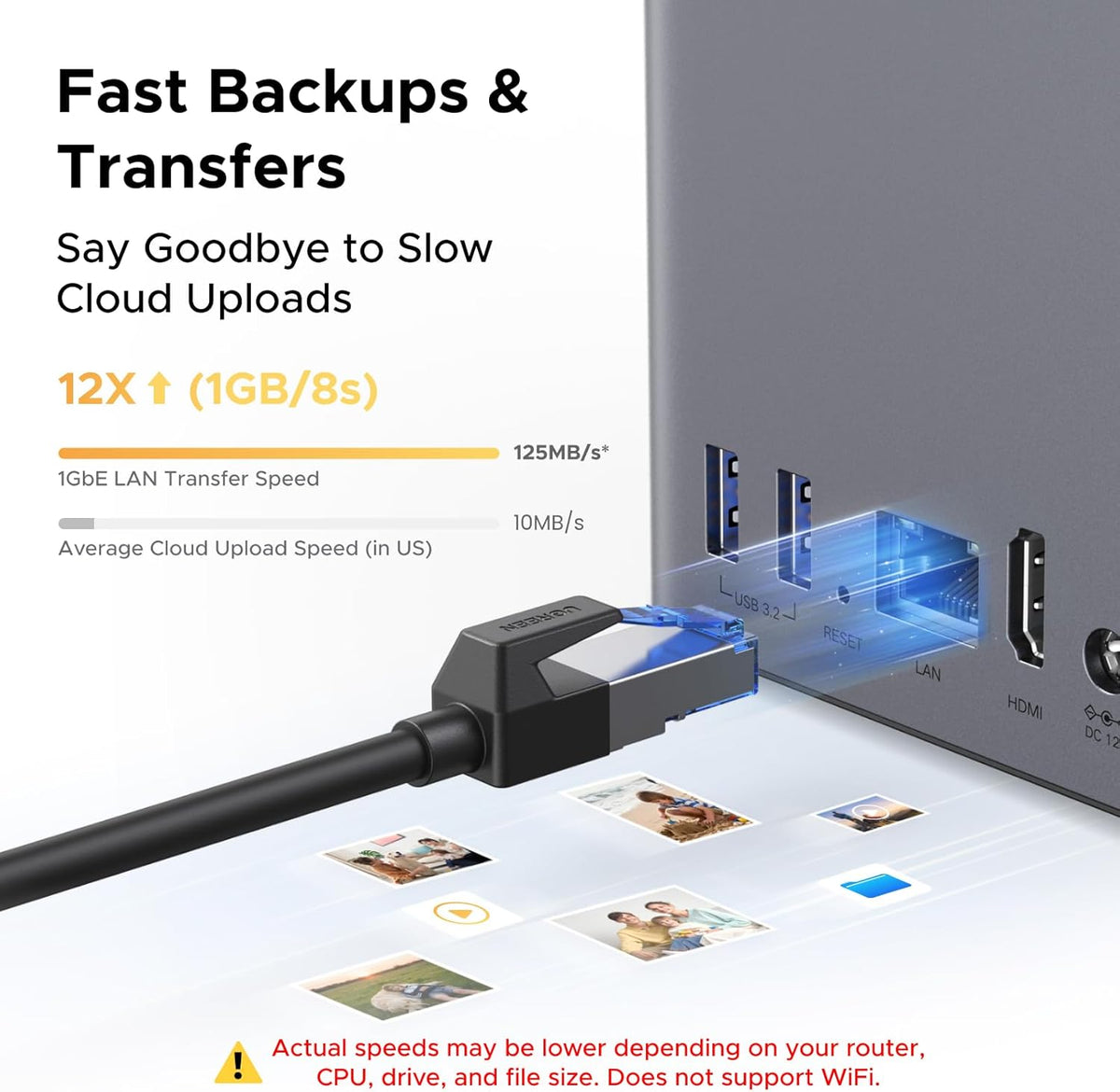 UGREEN NAS DH2300 NASync de escritorio de 2 bahías, capacidad de so...
