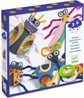DJECO, Kit de manualidades de insectos peludos para niños, pompones 3D