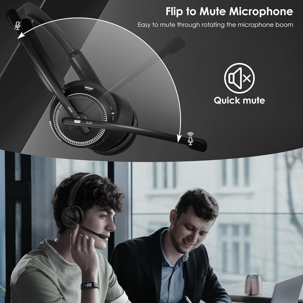Actualización de auriculares inalámbricos ANC y ENC con micrófono para
