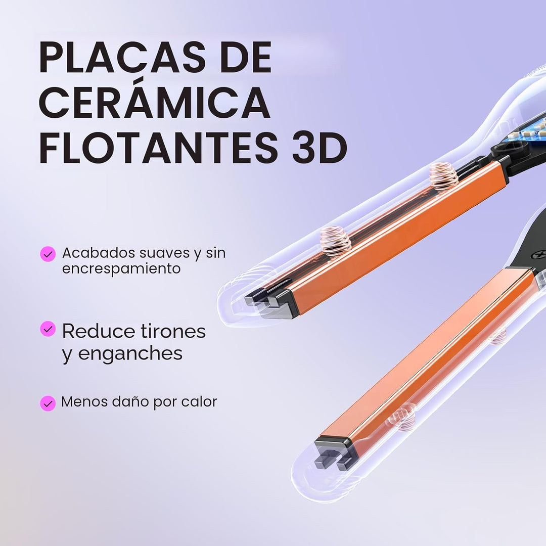 Wavytalk Plancha plana pequeña de 3\/10", Plancha plana de lápi...