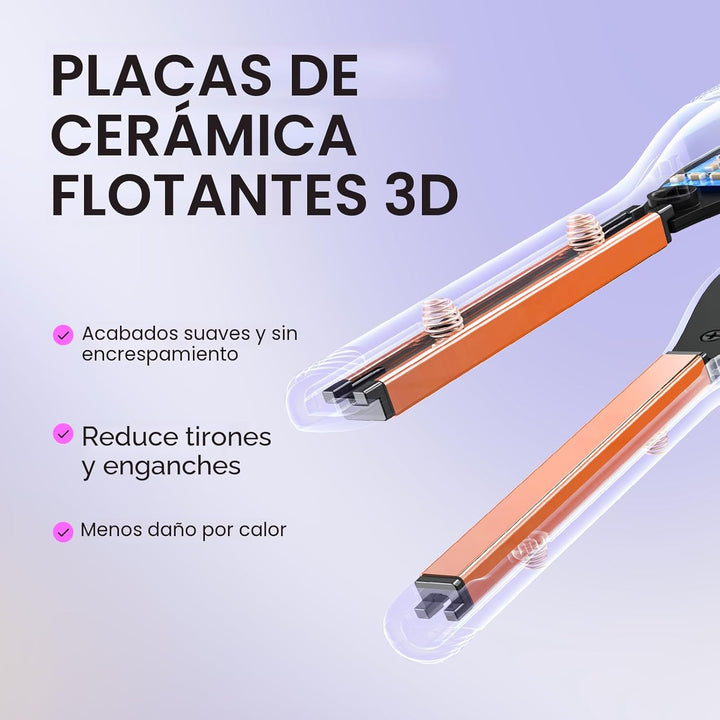 Wavytalk Plancha plana pequeña de 3\/10", Plancha plana de lápi...