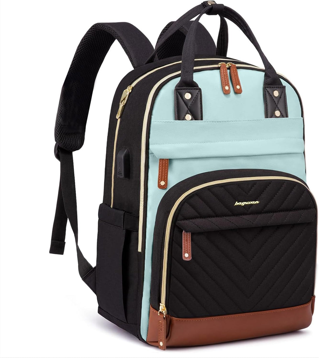 Mochila para laptop para mujer, mochila de trabajo de 15.6 pulgadas...