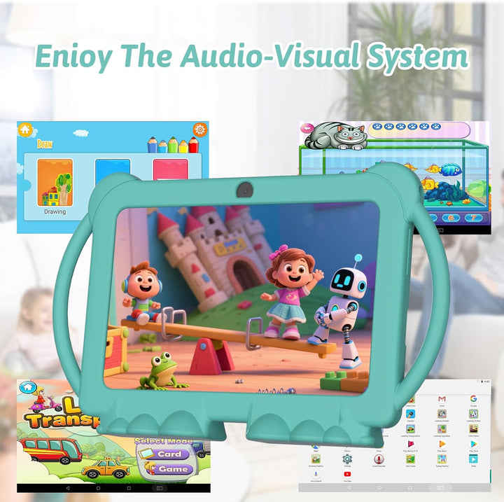 HOTTABLET Tableta para niños de 7 pulgadas, Android 12, 4 GB de RAM...