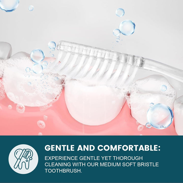 Navona 200 cepillos de dientes desechables con pasta de dientes a g...