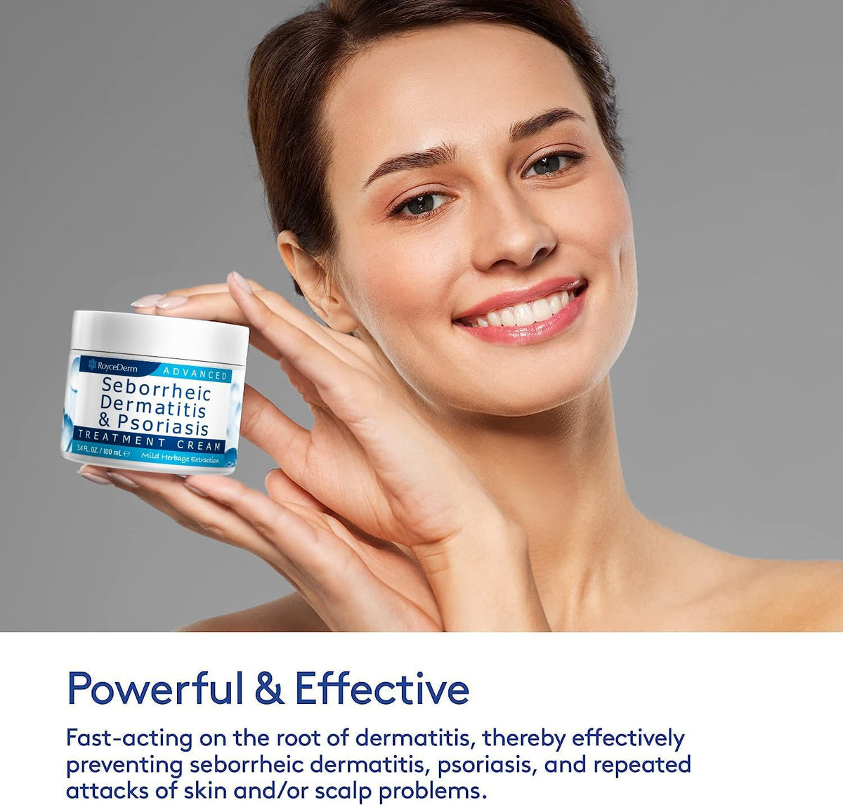 Roycederm Crema para Dermatitis Seborreica, Tratamiento para el Cue...