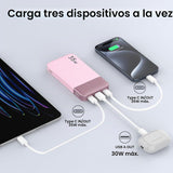 NOBIS Cargador portátil de banco de energía 35W 10000mAh | Batería...