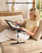 Escritorio para Laptop para Cama, SAIJI Mesas de Regazo para Comer y Escribir