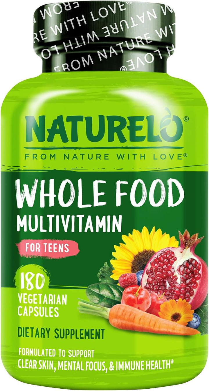 NATURELO Multivitaminas para Adolescentes Niñas\/Niños, 180 Cápsula...