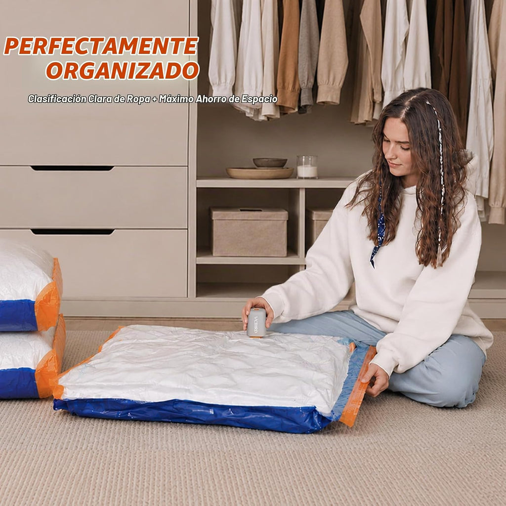 Vacbird Bolsas de almacenamiento al vacío con bomba inalámbrica, paquete de