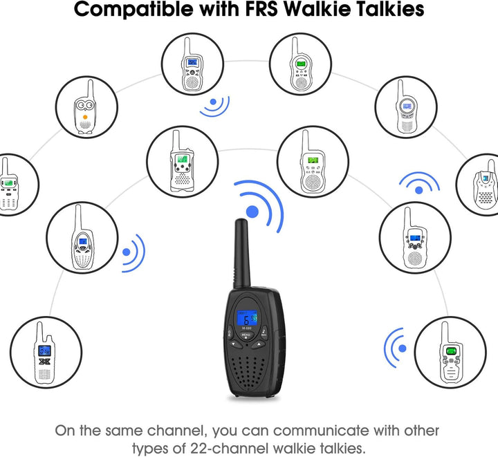 Walkie Talkies para adultos, Topsung M880 FRS Radio bidireccional d...