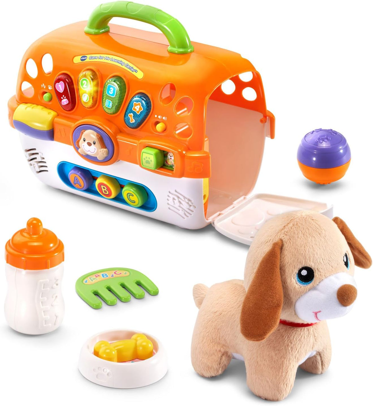VTech Care para Me - Juguete portador de aprendizaje, color naranja