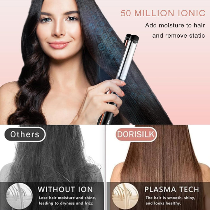 SOKANY Plancha de 1 Pulgada para Cabello Alisadora y Rizador de Tit...