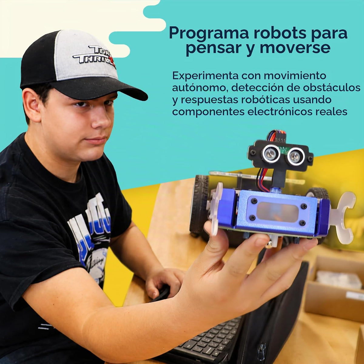 Kit de construcción de robot TinkRbot AI, kit de robótica STEM
